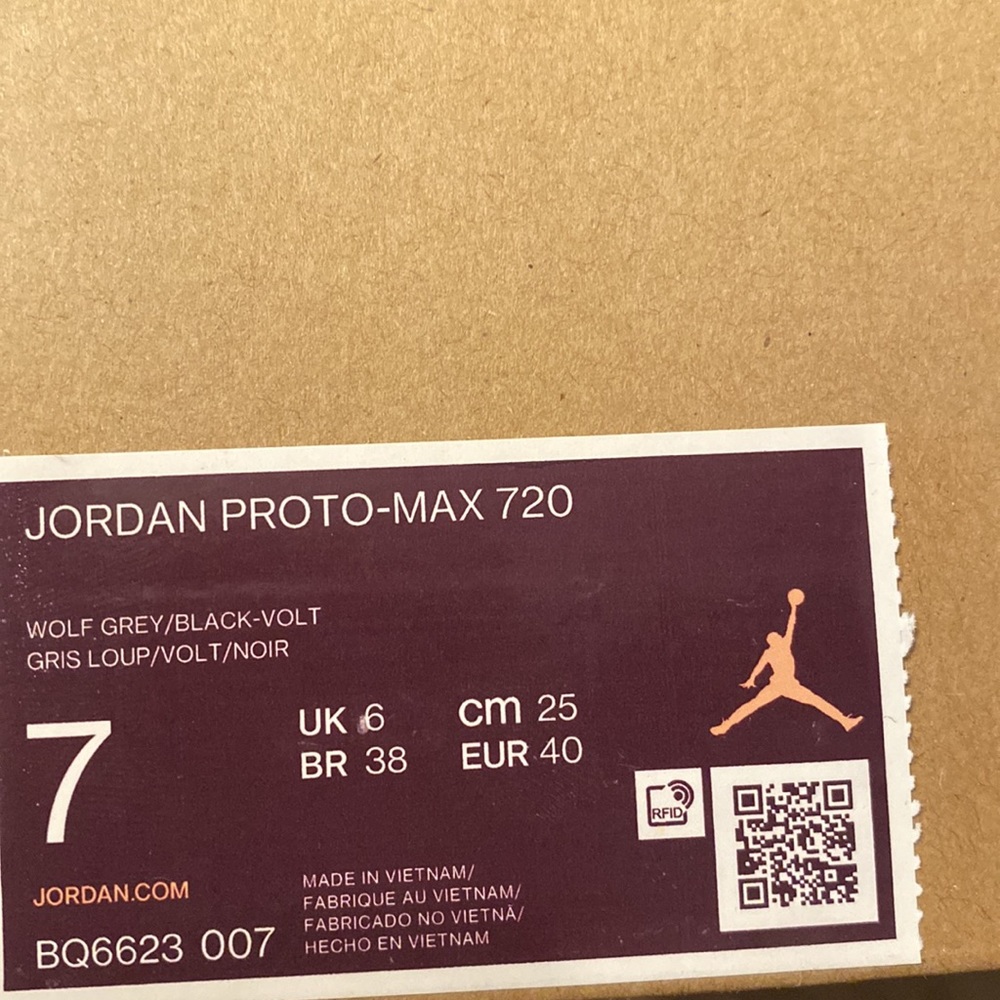 Jordan PROTO-MAX 720. Size 7. - Picture 5 of 5